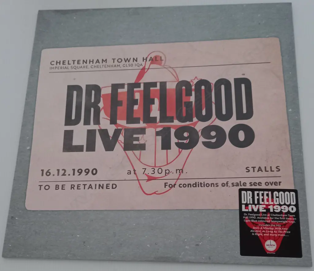 Dr. Feelgood, Live 1990, (Sealed album) Image 1++